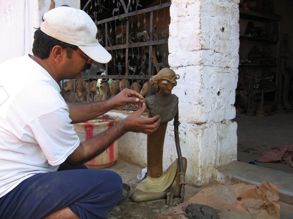 Dhokra Artifact in Process